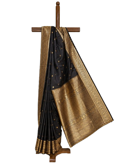Kanchipuram Temple Border Saree